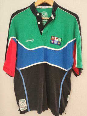 Vintage Rugby 6 Nation Lansdowne Shirt Jersey Men's Size Large